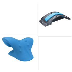 Multifunctional Manual Six-wheel Neck Massager Massage Relieve Roller Massage Tool (Option: Set2)